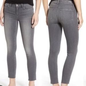 PAIGE Verdugo Ankle in Sea Salt Low Rise